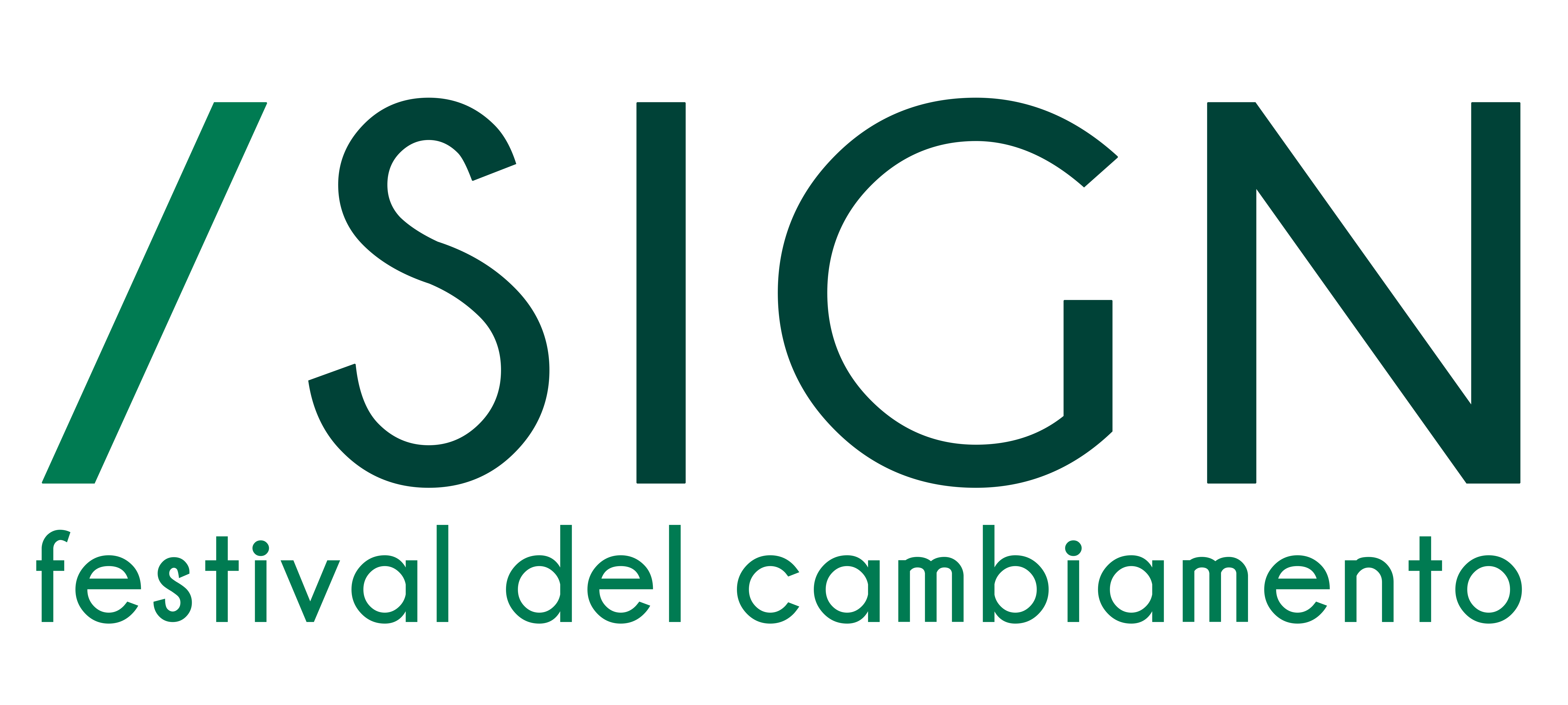 Logo SIGN Festival cambiamento Alba Barolo