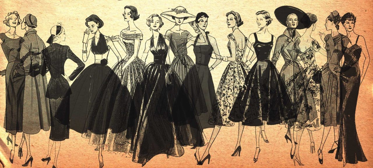 moda vintage illustrazione da 1Solo.com è fashion